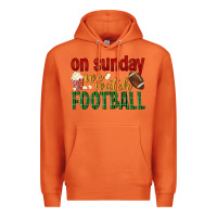 Carrot on sunday we watch football Premium Hoodie - BundleAndBundleShop