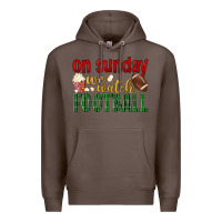 Coffee on sunday we watch football Premium Hoodie - BundleAndBundleShop