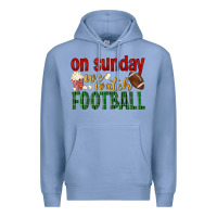Colony Blue on sunday we watch football Premium Hoodie - BundleAndBundleShop