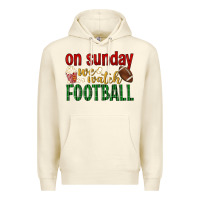 Sandshell on sunday we watch football Premium Hoodie - BundleAndBundleShop