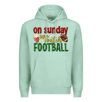 Seafoam on sunday we watch football Premium Hoodie - BundleAndBundleShop