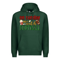 Sports Green on sunday we watch football Premium Hoodie - BundleAndBundleShop