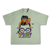 Oil Green spooky mama Urban Heavy Tee - JahusDesignShop