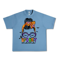 Pebble Blue spooky mama Urban Heavy Tee - JahusDesignShop