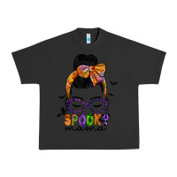 Pigment Black spooky mama Urban Heavy Tee - JahusDesignShop