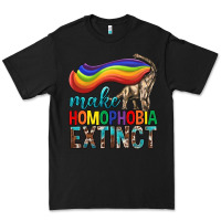Black Lgbtq Make Homophobia Extinct Premium Tee - BundleAndBundleShop
