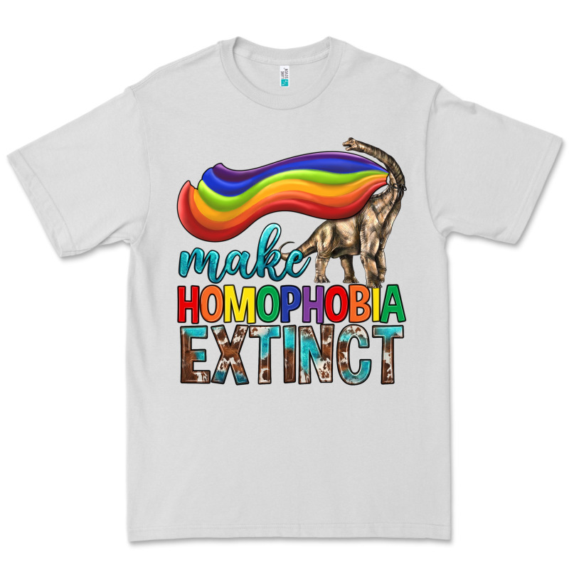 Lgbtq Make Homophobia Extinct Premium Tee by BundleAndBundleShop | Teevron