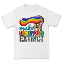 White Lgbtq Make Homophobia Extinct Premium Tee - BundleAndBundleShop
