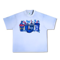 Grape Ice Colon Cancer coffee cups blue ribbon Urban Heavy Tee - NancyCooperArtShop