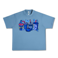 Pebble Blue Colon Cancer coffee cups blue ribbon Urban Heavy Tee - NancyCooperArtShop