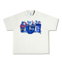 Pistachio Colon Cancer coffee cups blue ribbon Urban Heavy Tee - NancyCooperArtShop