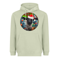 Matcha christmas suffolk baby sheep ornament Heavyweight Hoodie - LillyAllenDesigns