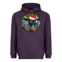 Plum christmas suffolk baby sheep ornament Heavyweight Hoodie - LillyAllenDesigns