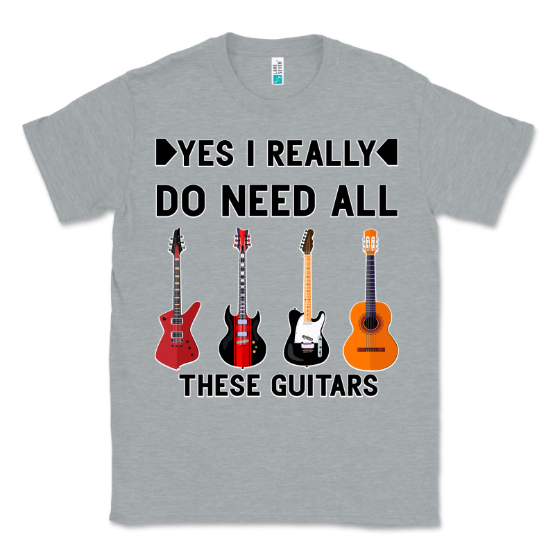 Yes I Really Do Need All These Guitars Classic Tee by Bettercallsaul | Teevron