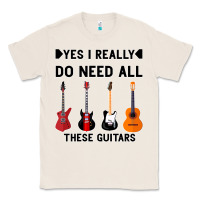 Natural Yes I Really Do Need All These Guitars Classic Tee - Bettercallsaul