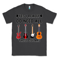 Smoke Yes I Really Do Need All These Guitars Classic Tee - Bettercallsaul