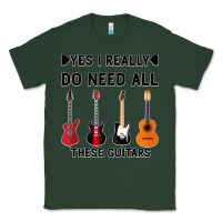 Sports Green Yes I Really Do Need All These Guitars Classic Tee - Bettercallsaul