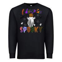 Black hippie spooky Premium Sweatshirt - SublimationCraftShop