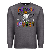 Charcoal Heather hippie spooky Premium Sweatshirt - SublimationCraftShop