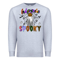 Heather Grey hippie spooky Premium Sweatshirt - SublimationCraftShop