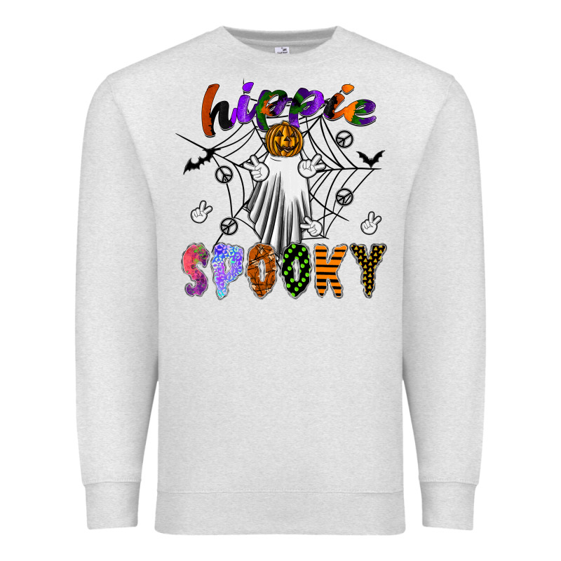 Hippie Spooky Premium Sweatshirt by SublimationCraftShop | Teevron