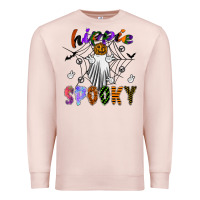 Pale Pink hippie spooky Premium Sweatshirt - SublimationCraftShop