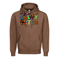 Chestnut salty witch Zipper Hoodie - BundleAndBundleShop