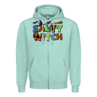 Salty Witch Zipper Hoodie | Teevron