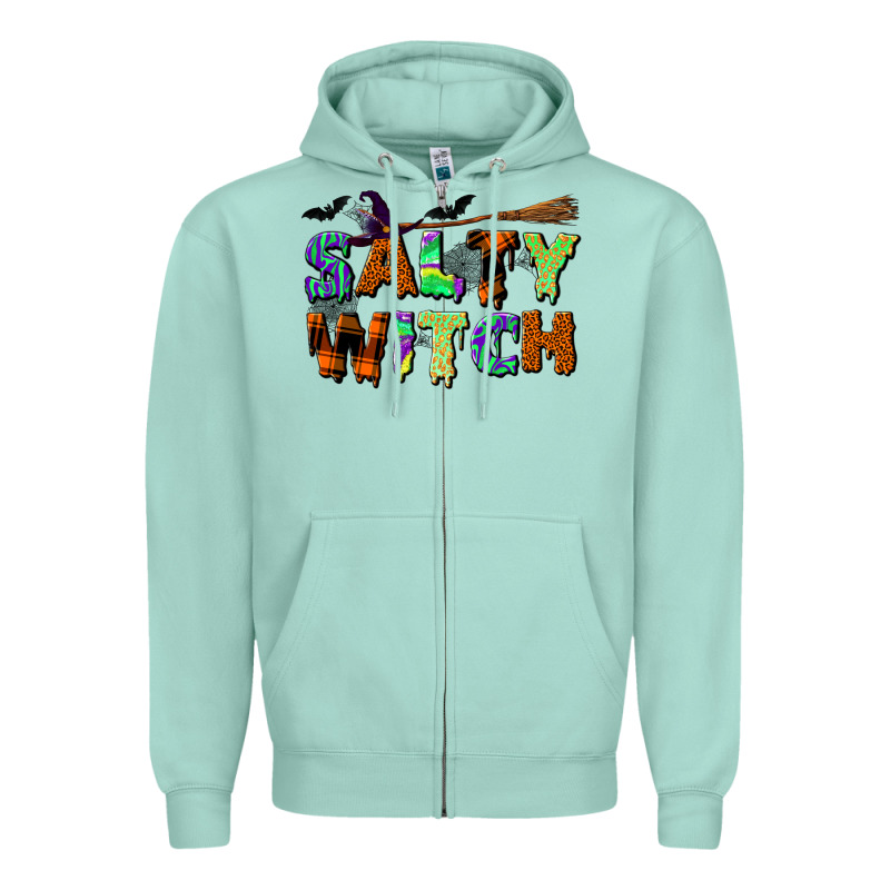 Salty Witch Zipper Hoodie by BundleAndBundleShop | Teevron