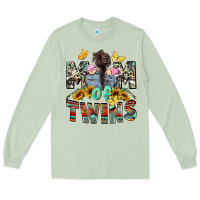 Matcha mom of twins girls mother's day Long Sleeve Tee - CowGirlArtShop