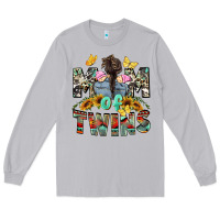 Moon Dust mom of twins girls mother's day Long Sleeve Tee - CowGirlArtShop