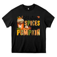 Black whatever spices your pumpkin Heavy Core Tee - MaliasSmallBusiness