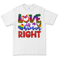 White Love İs a Human Right Premium Tee - BundleAndBundleShop
