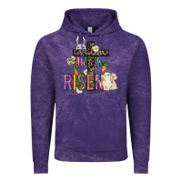 Cloud Purple He is risen Easter Vintage Hoodie - NancyCooperArtShop