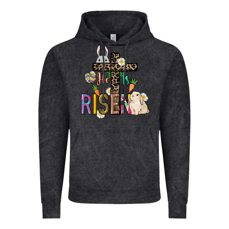 He Is Risen Easter Vintage Hoodie by NancyCooperArtShop | Teevron