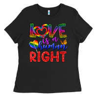 Black Love İs a Human Right Ladies Tee - BundleAndBundleShop