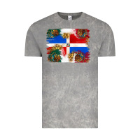 Cloud Rock Mexican and Puerto Rico Flag Vintage Tee - texasbilliewilder
