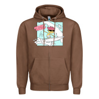 Chestnut Rocket Power Otto Woogidy Woogidy Surfs Up Zipper Hoodie - tuanDangUi