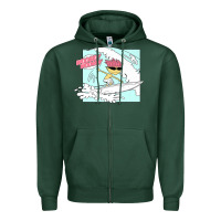 Sports Green Rocket Power Otto Woogidy Woogidy Surfs Up Zipper Hoodie - tuanDangUi