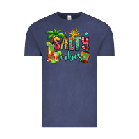 Vintage Denim salty vibes tequila summer Vintage Tee - Jasminsmagicworld