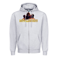 Heather Grey Buffalo Gold Casino Slot Machine Game Gifts Zipper Hoodie - tuanDangUi