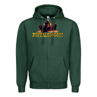 Sports Green Buffalo Gold Casino Slot Machine Game Gifts Zipper Hoodie - tuanDangUi