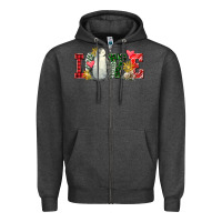 Charcoal Heather christmas penguin love Zipper Hoodie - FaDigitalArtStudio