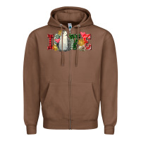 Chestnut christmas penguin love Zipper Hoodie - FaDigitalArtStudio