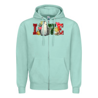Seafoam christmas penguin love Zipper Hoodie - FaDigitalArtStudio