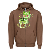 Sprigatito Matcha Bubble Classic . Zipper Hoodie | Teevron