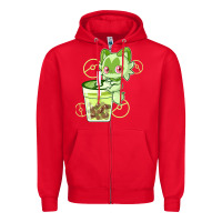 Red sprigatito matcha bubble classic . Zipper Hoodie - tuanDangUi