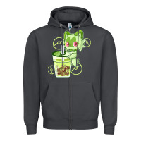 Smoke sprigatito matcha bubble classic . Zipper Hoodie - tuanDangUi