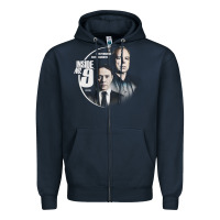 Navy inside no. 9 Zipper Hoodie - tuanDangUi