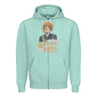 Seafoam benny hill Zipper Hoodie - tuanDangUi